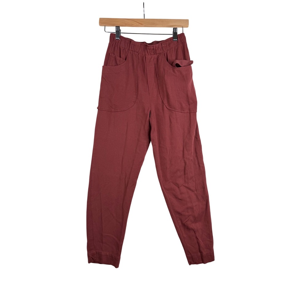 Anthropologie Dolan Northwestern Joggers size X-Small Red